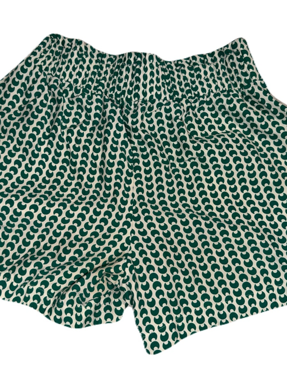 a new day High-Waist Green Geometric Print Shorts